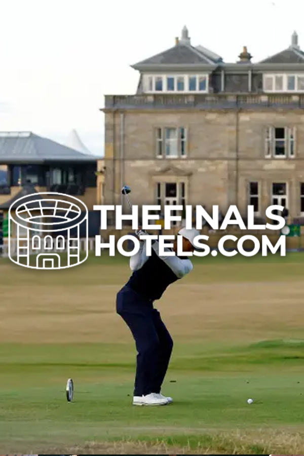 Links golf course hosting the British Open (The Open Championship)